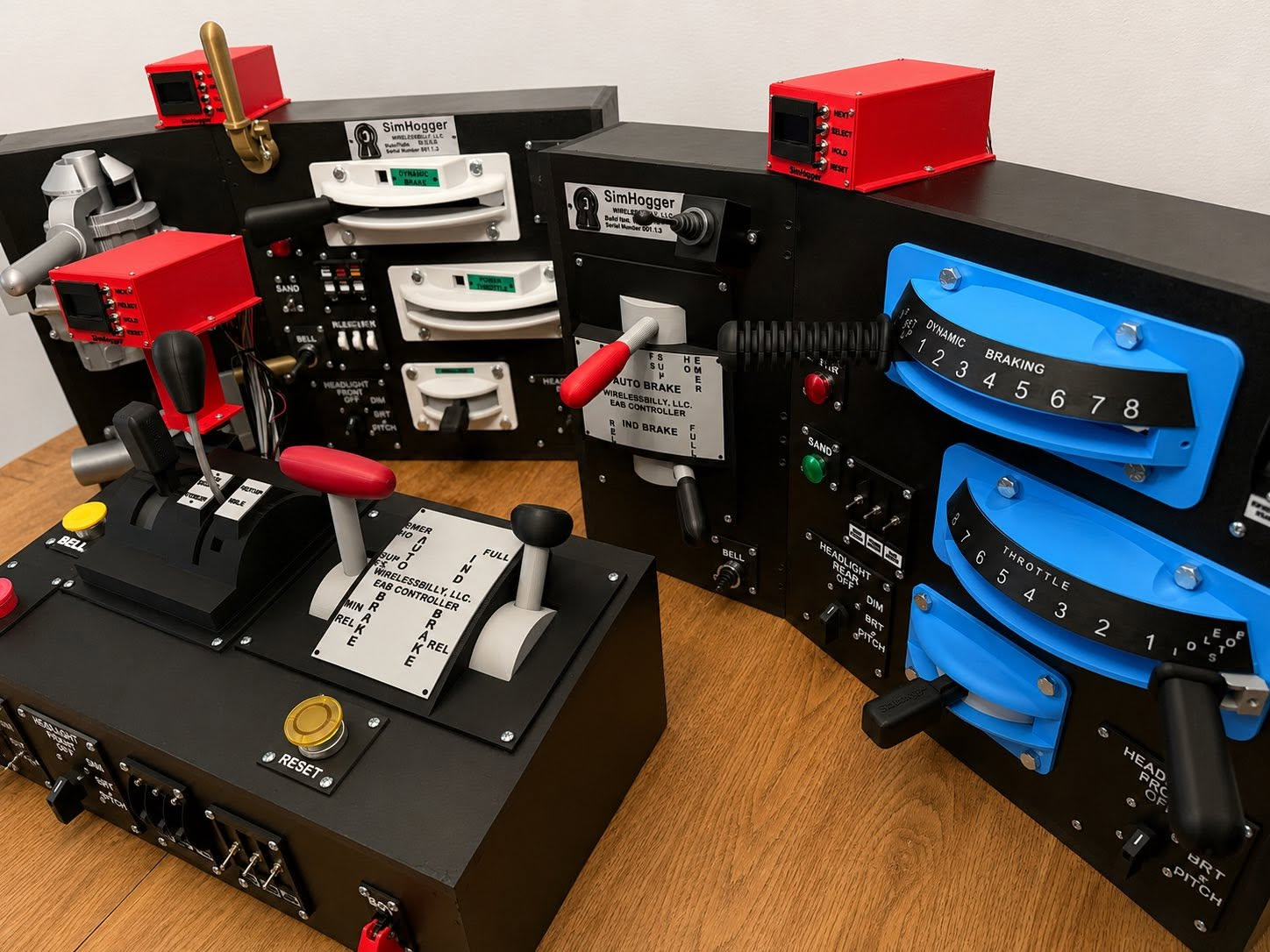 Retro, Desktop, and Modern SimHogger controller builds